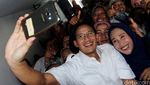 Sandiaga Uno Sapa Warga Warakas