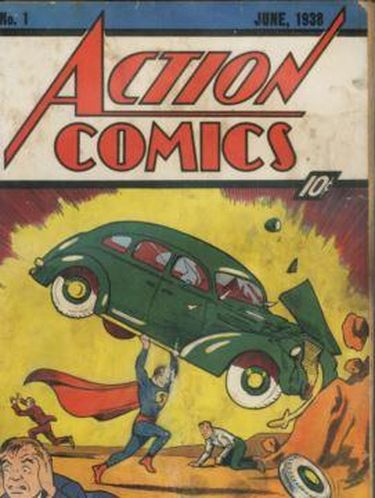 FILE - In this file image provided by Metropolis Collectibles/ComicConnect, Corp., shows the front and back cover of 