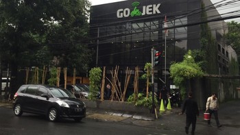 Markas besar Go-Jek berada di Jl Kemang No 99, Jakarta. Foto: detikINET/Irna Prihandini