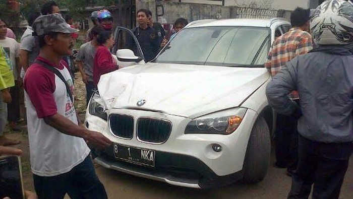 Tukang Rokok dan Tukang Sayur Korban Kecelakaan BMW Putih di Tangsel Dirawat di RS