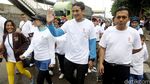 Sandiaga Uno Jalan Sehat Bersama Warga Jakut