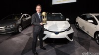 Sementara untuk kategori mobil ramah lingkungan terbaik, Toyota Mirai menjadi pemenangnya. Foto: World Car of The Year Awards