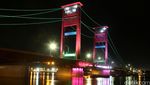 Keindahan Jembatan Ampera di Palembang
