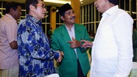 Hamdan Zoelva disambut Ketum PPP Djan Faridz.