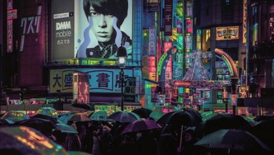 Potret Misterius Tokyo di Malam Hari