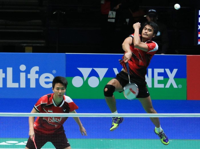 Tontowi/Liliyana dan Praveen/Debby Mundur dari India Terbuka