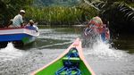Pesona Sungai Pute di Kawasan Karst Rammang-rammang