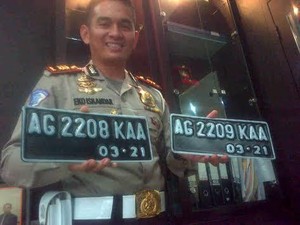 Nopol Baru Tiga Huruf untuk Roda Dua Berlaku di Kabupaten Blitar