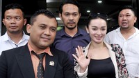 Zaskia saat ditemui di Polda Metro Jaya, Jakarta Selatan pada Rabu (30/3/2016). Pool/Noel/detikFoto.