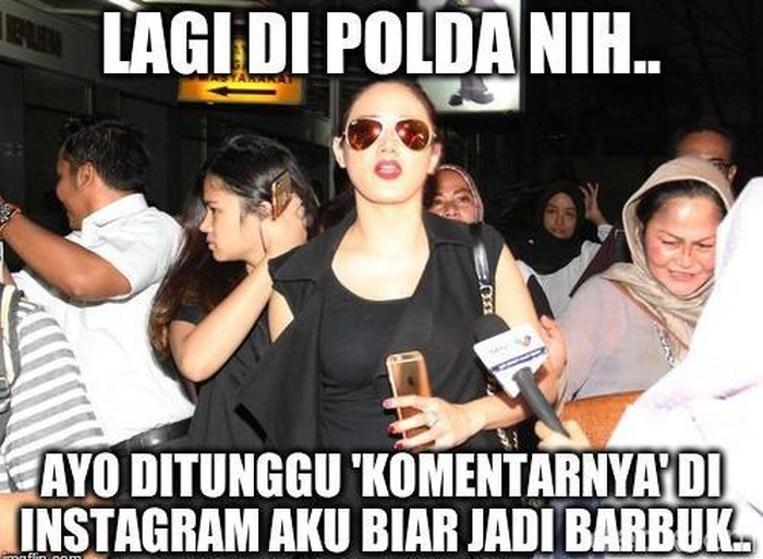 Meme Mulan Sambangi Polda: Dear Haters, Kalian Wajib Cemas!