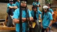 Gangstarasta saat berkunjung ke kantor detikcom, Warung Buncit, Jakarta Selatan belum lama ini.