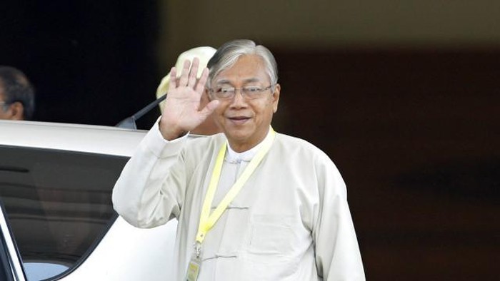 Htin Kyaw Dilantik sebagai Presiden Baru Myanmar