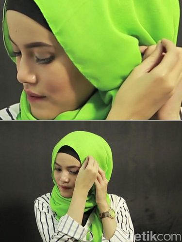 Tutorial Hijab Anting Ala Finalis Sunsilk