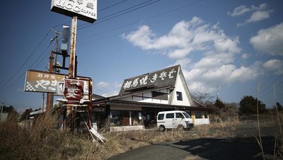 Potret Suram Kota Hantu Tragedi Nuklir Fukushima
