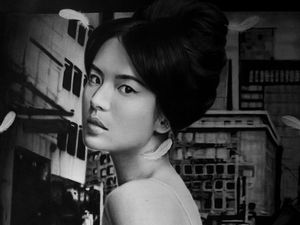 Menjamurnya KPop, Seniman Danni Febriana Bikin Lukisan Song Hye Kyo