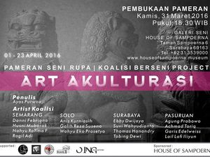 15 Perupa dari 4 Kota Pameran ART AKULTURASI di Surabaya
