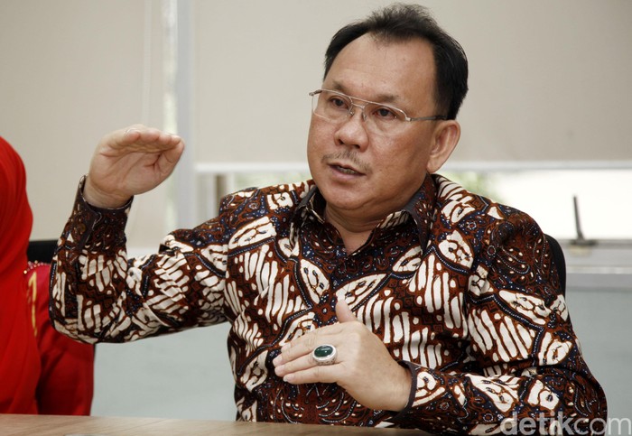 Dirut Sriwijaya Air, Chandra Lie saat berkunjung ke kantor detikcom, kamis (31/03/2016). Reno/detikcom.
