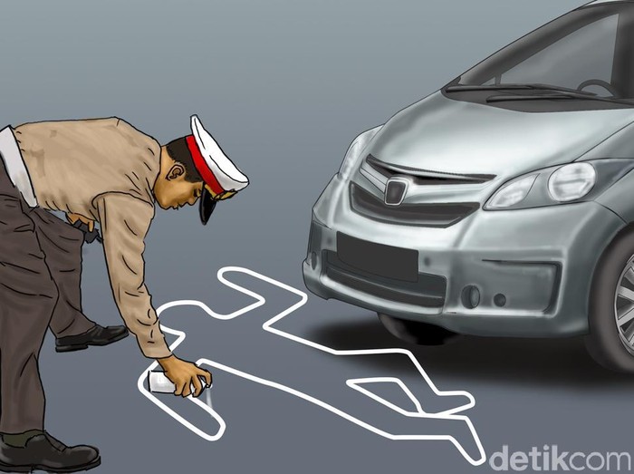 Ilustrasi Kecelakaan Mobil