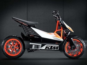 Inikah Tampang Skuter Listrik KTM?