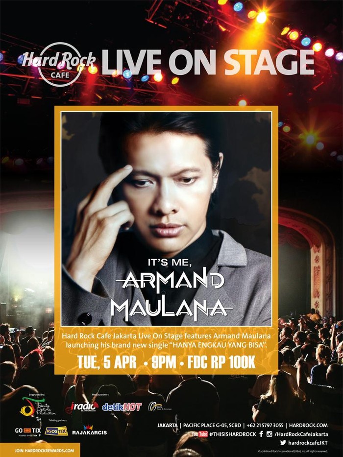 Jangan Lupa! Armand Maulana Juga Gelar Showcase Malam Ini