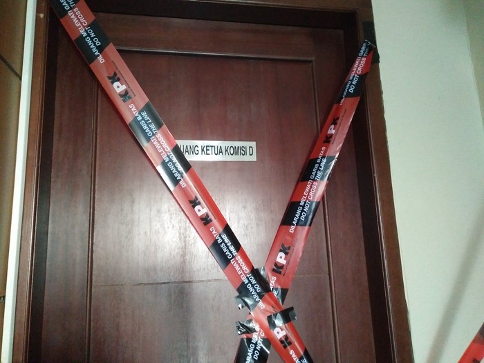 Ruang M Sanusi di DPRD DKI Disegel, Begini Suasananya