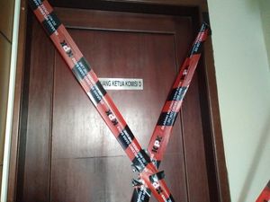 Ruang M Sanusi di DPRD DKI Disegel, Begini Suasananya