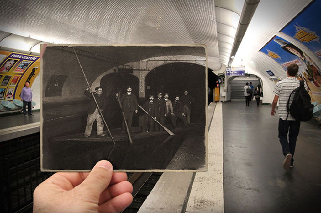 Прошлое ком. Метро в прошлом. Старое и новое метро. Старое и новое. Прошлое и настоящее Парижа.