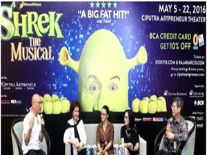 Nonton Shrek The Musical, Diskon 10% dari Kartu Kredit BCA