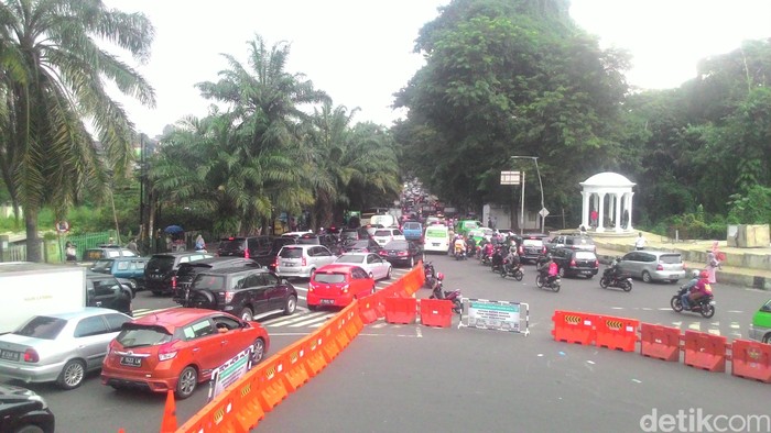 CFD di Bogor Ditiadakan Sementara untuk Uji Coba Sistem Satu Arah