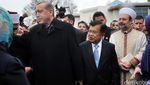 Presiden Turki dan JK Resmikan Masjid Dua Menara