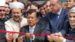 Presiden Turki dan JK Resmikan Masjid Dua Menara