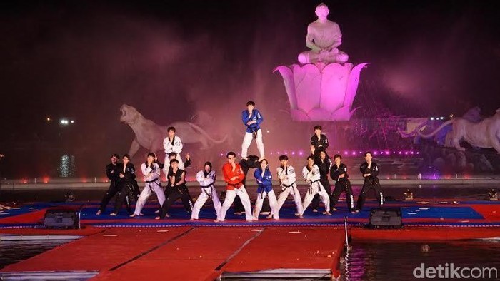 Keren, Kontingen Korsel Padukan Taekwondo dengan Drama dan K-Pop