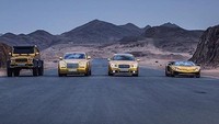 Adapun beberapa mobil mewah yang dipajang di Eropa adalah Porsche 918 Spyder, Lamborghini Aventador Roadster, Mercedes-Benz G63 AMG, Bentley Flying Spur dan Rolls Royce Phantom Coupe.