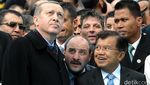 Presiden Turki dan JK Resmikan Masjid Dua Menara