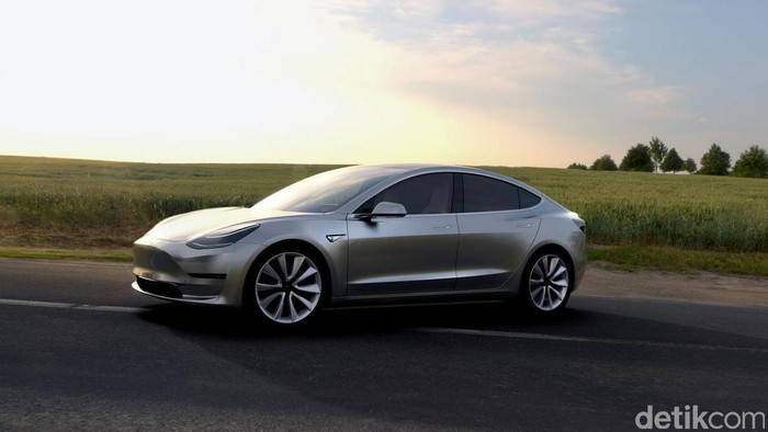 Tesla Model 3 Mobil listrik termurah Tesla, Model 3