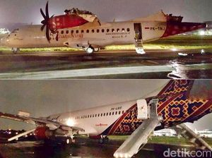 Penumpang Sempat Rebutan Seluncuran Darurat Saat Batik Air Terbakar