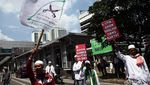 Aksi Demo Soal Ahok di Gedung KPK