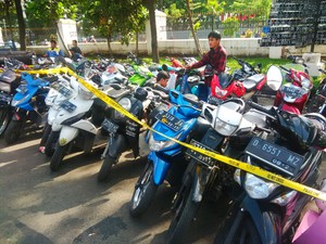 Usai Nobar Persib vs Arema, 174 Motor Bobotoh Terjaring Razia di Bandung