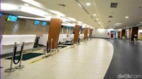 Penampilan terminal anyar berkapasitas besar dengan mengusung konsep galeri seni ini lebih nyaman dibandingkan terminal lama. Istimewa/Aprilia Dwiana/AP II.