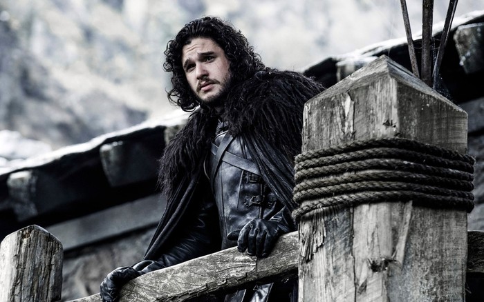 Game of Thrones Jon Snow di puncak Black Castle