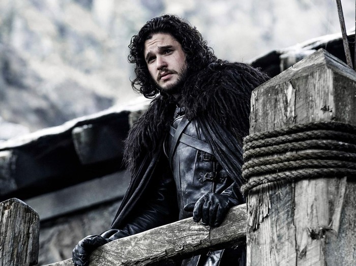 Jon Snow di puncak Black Castle