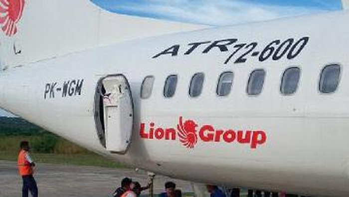 Wings Air Tabrak Rambu di Bandara Kupang, Bodi Pesawat Rusak