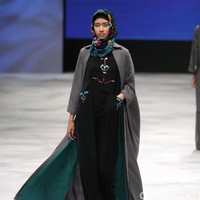 Vivi Zubedi Sulamn Voyage Indonesia Fashion Week 2016 at Jakarta Convention Center. Senayan. Jakarta. [Foto: Mohammad Abduh/Wolipop]