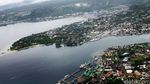 Indahnya Kota Manokwari dari Ketinggian
