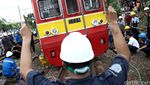 KRL Anjlok di Lintasan Sudirman-Manggarai