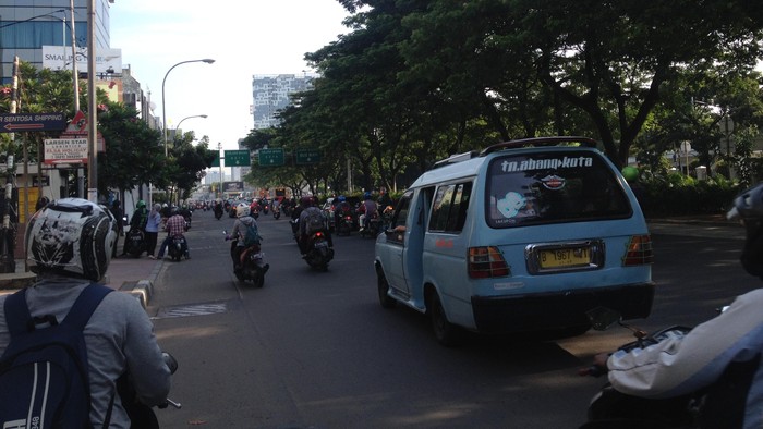 Kawasan Medan Merdeka dan Gajah Mada Ramai Lancar