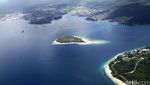Indahnya Kota Manokwari dari Ketinggian