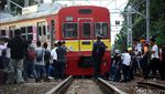 KRL Anjlok di Lintasan Sudirman-Manggarai