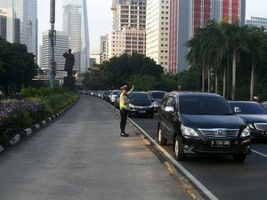 Uji Coba Penghapusan 3 in 1, Sejumlah Ruas Jalan Protokol Macet