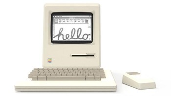 Macintosh 128K. Perangkat ini diluncurkan pada 1984 dan penjadi Macintosh PC pertama. Foto: internet